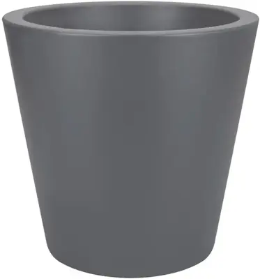 Elho pure straight bloempot rond 65 cm antraciet - afbeelding 2