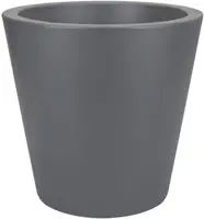 Elho pure straight bloempot rond 65 cm antraciet - afbeelding 2