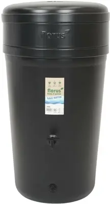 Elho Regenton Florus 200 liter zwart - afbeelding 1