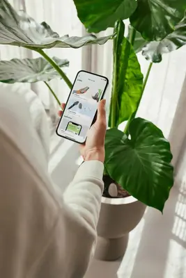 Elho Smart pebble plantverzorging bruin - afbeelding 4