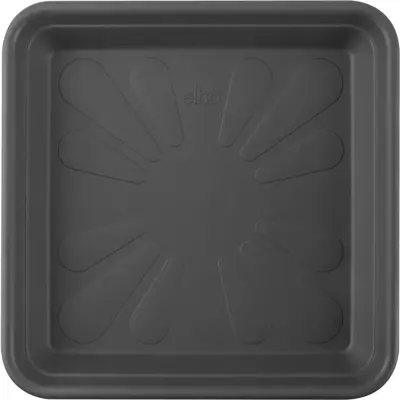 Elho universele plantenschotel vierkant 25 cm antraciet - afbeelding 3