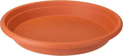 Elho universele schotel rond 19 cm terra - afbeelding 1