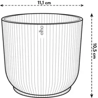 Elho vibes fold bloempot mini 11 cm Zijdewit - afbeelding 6