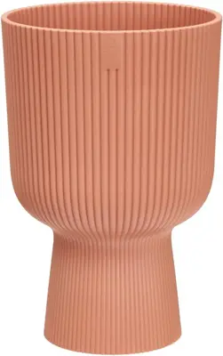 Elho vibes fold coupe bloempot 14 cm delicaat roze
