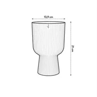 Elho vibes fold coupe bloempot 14 cm Zijdewit - afbeelding 7