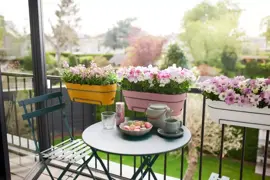 Elho Vibia Campana balkonbak 50 cm honing geel - afbeelding 10