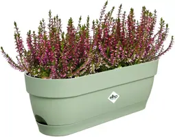 Elho Vibia Campana balkonbak 50 cm pistache groen - afbeelding 4