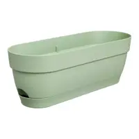Elho Vibia Campana balkonbak 50 cm pistache groen - afbeelding 2