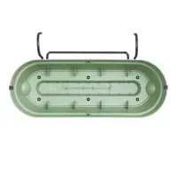 Elho Vibia Campana balkonbak Allin1 50 cm pistache groen - afbeelding 3