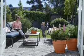 Elho Vibia Campana bloempot rond 30 cm terra - afbeelding 3