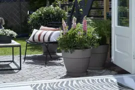 Elho Vibia Campana bloempot rond 35 cm living concrete - afbeelding 2