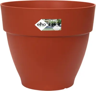 Elho vibia campana bloempot rond 47 cm brique - afbeelding 1