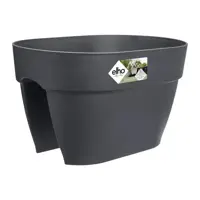 Elho Vibia Campana flower bridge 40 cm antraciet - afbeelding 2