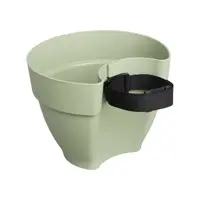 Elho Vibia Campana regenpijp bloempot 21x16cm pistache groen - afbeelding 4