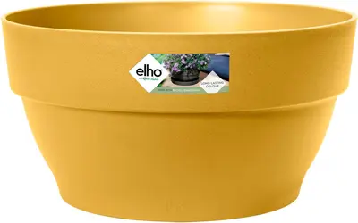 Elho Vibia Campana schaal rond 27 cm honinggeel - afbeelding 2