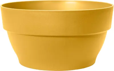 Elho Vibia Campana schaal rond 34 cm honinggeel - afbeelding 1