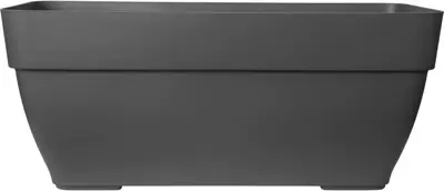 Elho Vibia Campana terrace plantenbak 80 cm antraciet - afbeelding 2