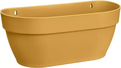 Elho Vibia Campana wall basket wandbak 35 cm honinggeel - afbeelding 2