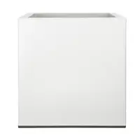 Elho vivo matt finish vierkant plantenbak met wielen 40 cm wit - afbeelding 4
