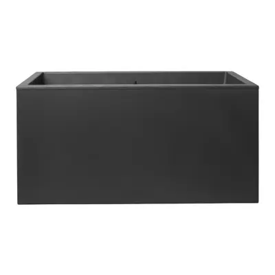 Elho vivo next plantenbak met wielen 60cm living black - afbeelding 1