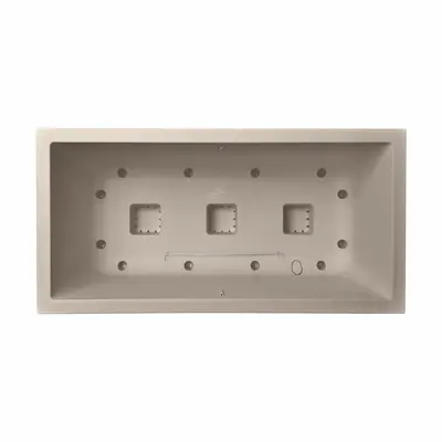 Elho vivo next plantenbak met wielen 60cm paddenstoel beige - afbeelding 3