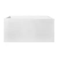 Elho Vivo Next plantenbak met wielen 80cm wit - afbeelding 1