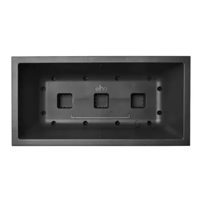 Elho Vivo Next plantenbak met wieltjes 80cm living black - afbeelding 4