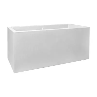Elho Vivo Next plantenbak met wieltjes 80cm living concrete - afbeelding 3