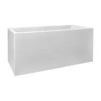 Elho Vivo Next plantenbak met wieltjes 80cm living concrete - afbeelding 3