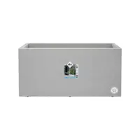 Elho Vivo Next plantenbak met wieltjes 80cm living concrete - afbeelding 2