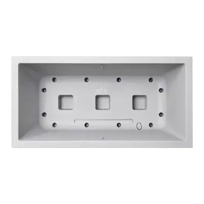 Elho Vivo Next plantenbak met wieltjes 80cm living concrete - afbeelding 4