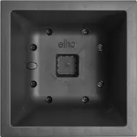 Elho vivo next vierkant plantenbak met wielen 40 cm living black - afbeelding 3