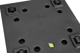Elho vivo next vierkant plantenbak met wielen 40 cm living black - afbeelding 4
