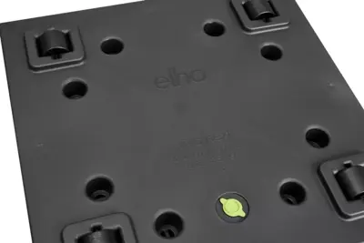 Elho Vivo Next vierkant plantenbak met wielen 40 cm living black - afbeelding 4