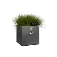 Elho Vivo Next vierkant plantenbak met wielen 40 cm living black - afbeelding 7