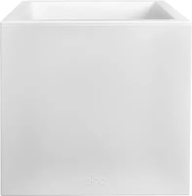 Elho Vivo Next vierkant plantenbak met wielen 40 cm Wit - afbeelding 1