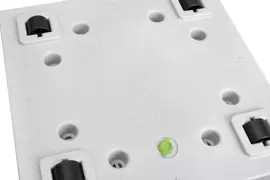 Elho Vivo Next vierkante plantenbak met wielen 40cm living concrete - afbeelding 5