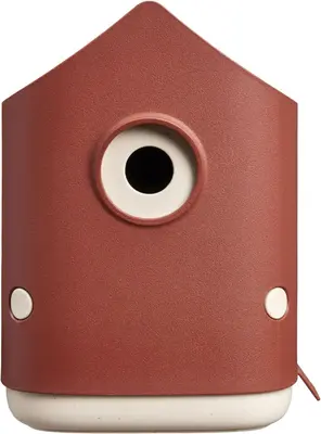 elho vogelhuis cosy bird house d18 h23cm Toscaans rood