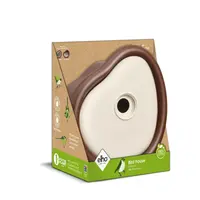 elho vogelhuis organic bird house d25 h28cm Kastanje bruin - afbeelding 3