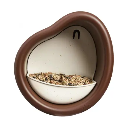 elho vogelvoederhuis organic bird feeder d25 h28cm Kastanje bruin