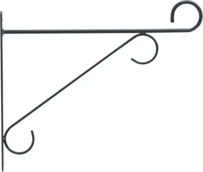 Elho wandhaak elegant 30 cm antraciet - afbeelding 1