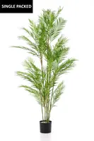 Emerald kunstplant chamaedorea palm 180cm groen - afbeelding 1