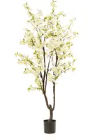 Emerald kunstplant kersenbloesem 210cm wit - afbeelding 1