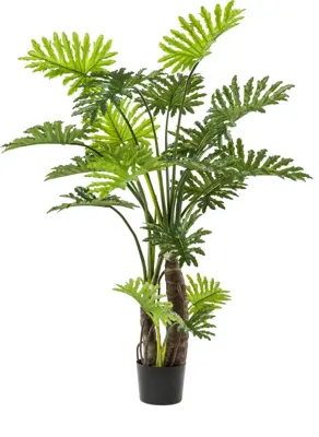 Emerald kunstplant philodendron 180cm groen - afbeelding 1