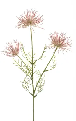 Emerald kunsttak anemone 65cm roze - afbeelding 1