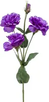 Emerald kunsttak eustoma 68cm paars - afbeelding 1