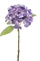 Emerald kunsttak hortensia 47cm paars - afbeelding 1