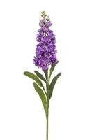 Emerald kunsttak matthiola 80cm paars - afbeelding 1