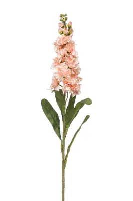 Emerald kunsttak matthiola 80cm perzik - afbeelding 1