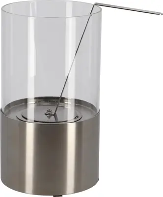 Esschert design Bioethanol tafelhaard rond rvs